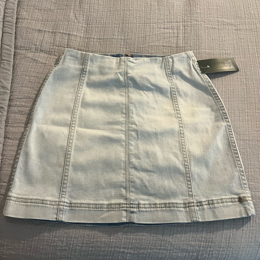 Target Light Blue Jean Mini Skirt